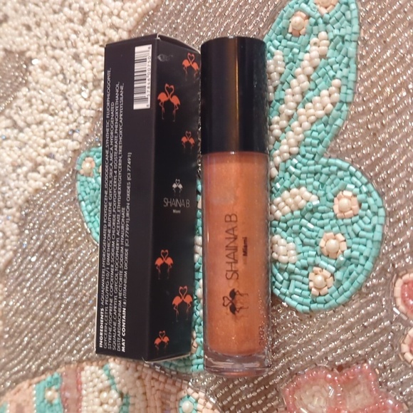 New Sealed Shaina B Liquid Highlighter In Nude Beach - Picture 3 of 3